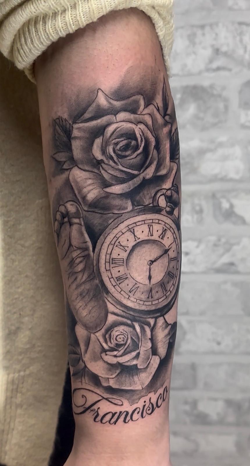 Rosa & relógio
