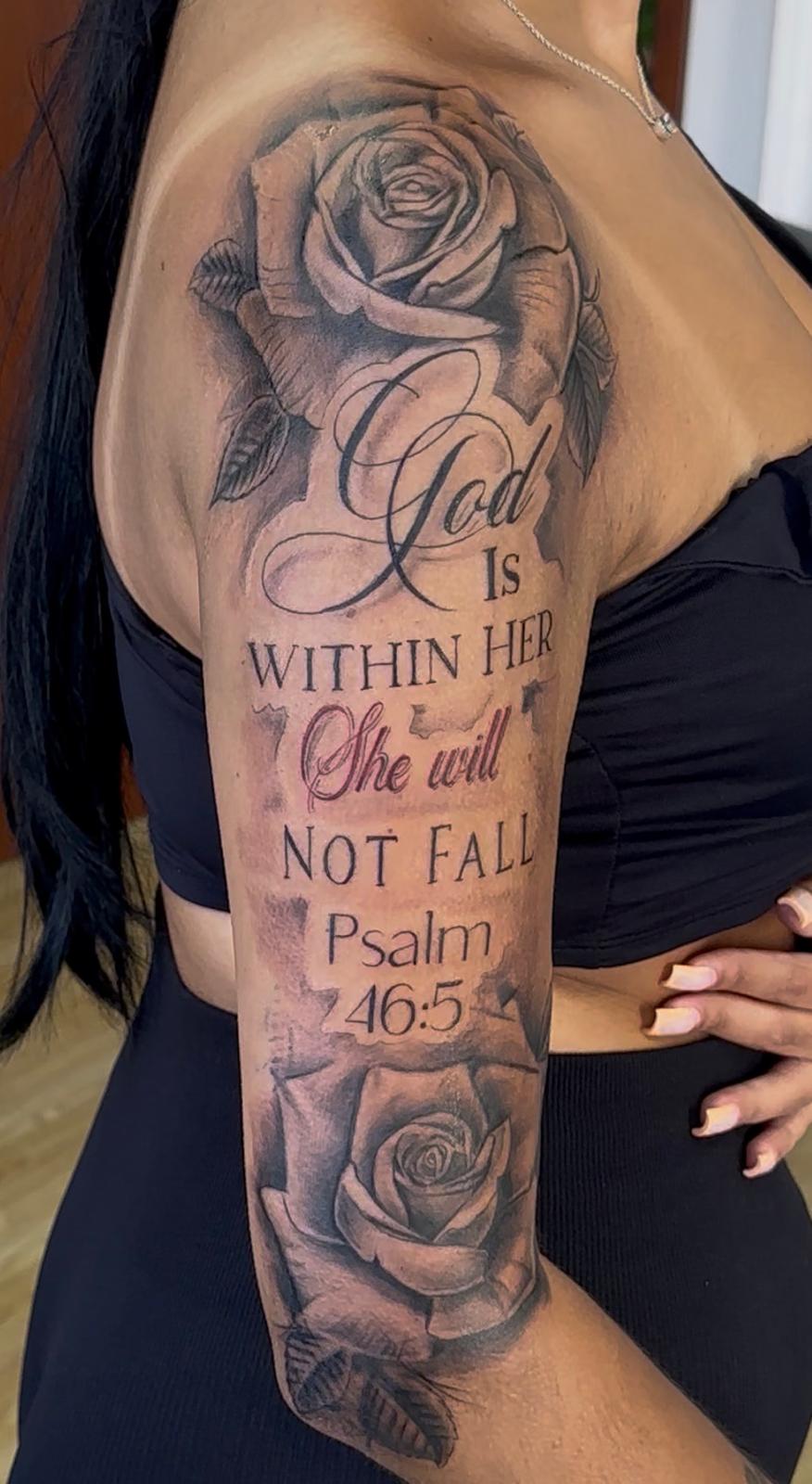 Lettering & rosas