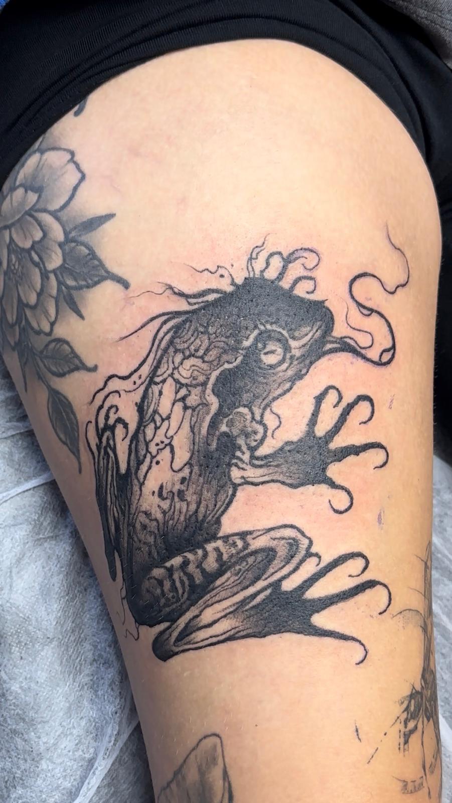 Sapo — blackwork